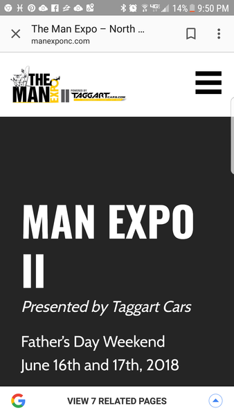 Man Expo ll - Jim Graham Building @ NC State June 15-17