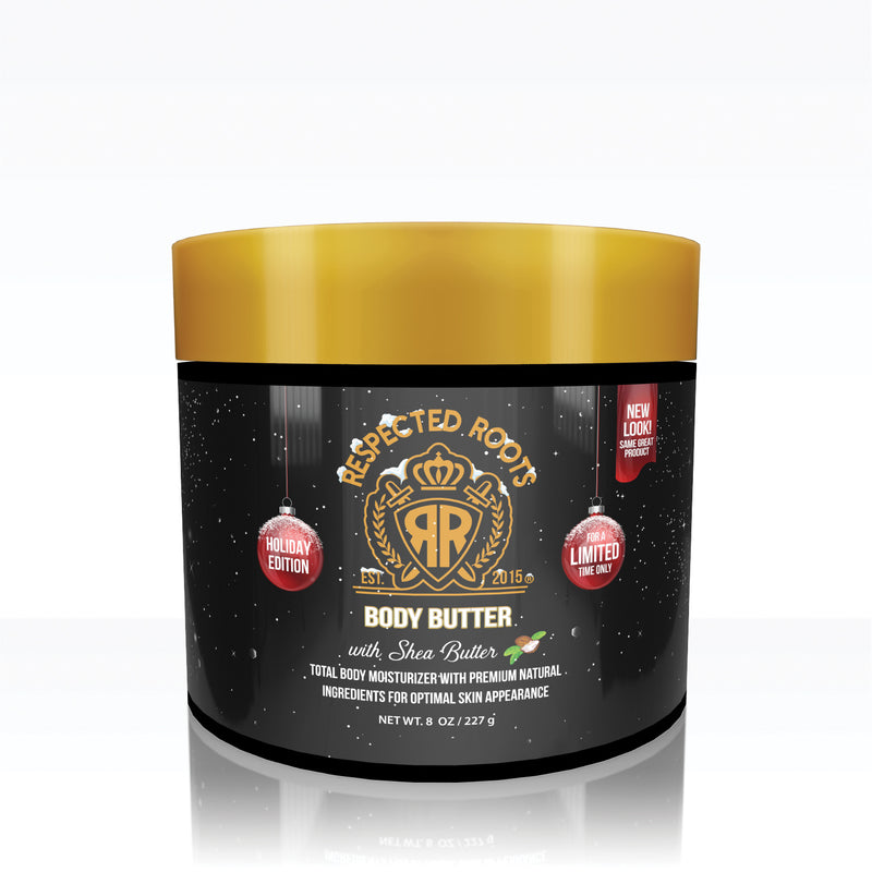 Limited Edition Respected Roots Body Butter (Holiday Scent 8oz)