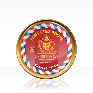 Respected Roots "A King's Shave" Shaving Cream (4oz.)