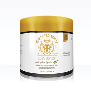 Respected Roots Body Butter (Unscented for Sensitive Skin 8oz)